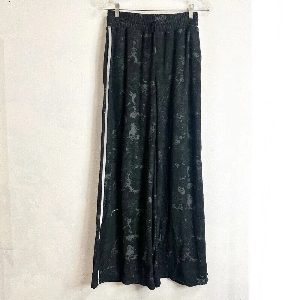 Nike Sportswear Phoenix Fleece Camo Sweatpant Glare Wide Leg Women Small Elastic